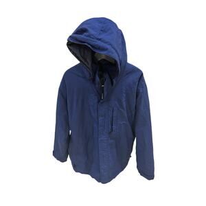 LL Bean 3 In 1 Blue Parka Jacket w/ Detachable Hood Men’s Size 2XL